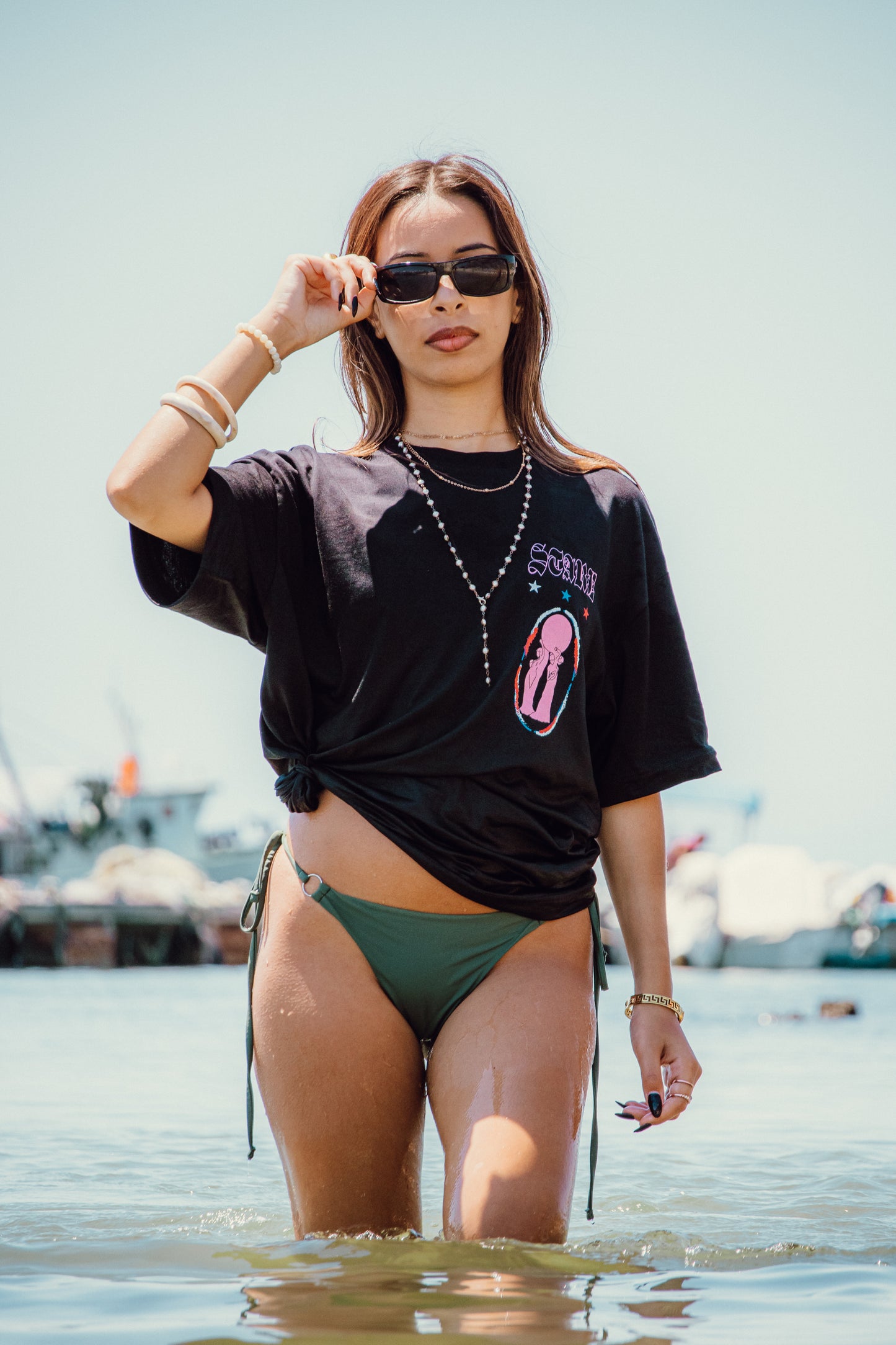 NVX BOXY TEE BLACK