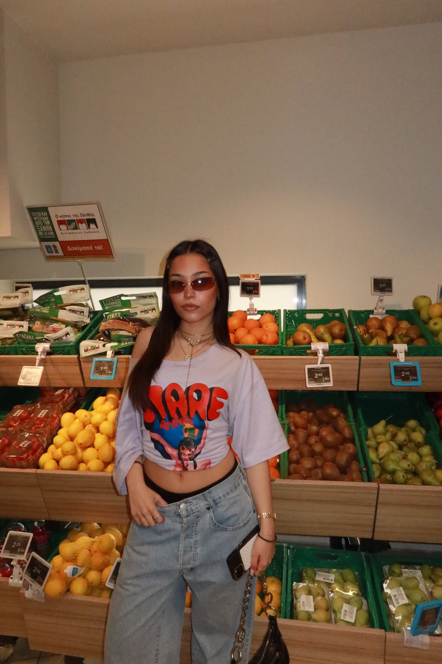 VIOLETTE WIDE NECK TEE LILAC