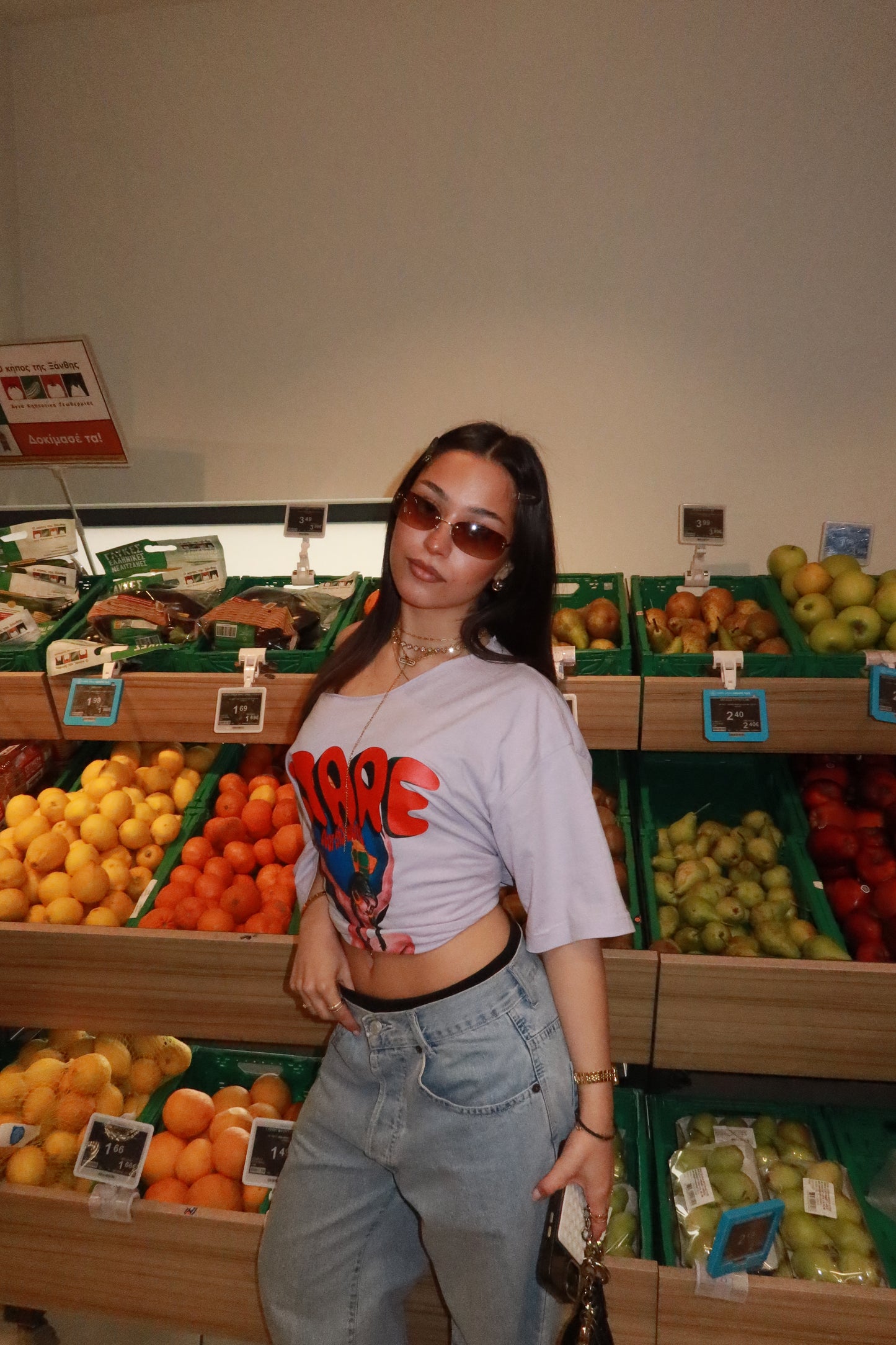 VIOLETTE WIDE NECK TEE LILAC