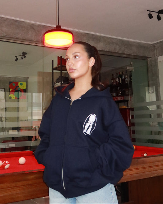 ULTIMATE CLASSIC ZIP HOODIE [NAVY BLUE]