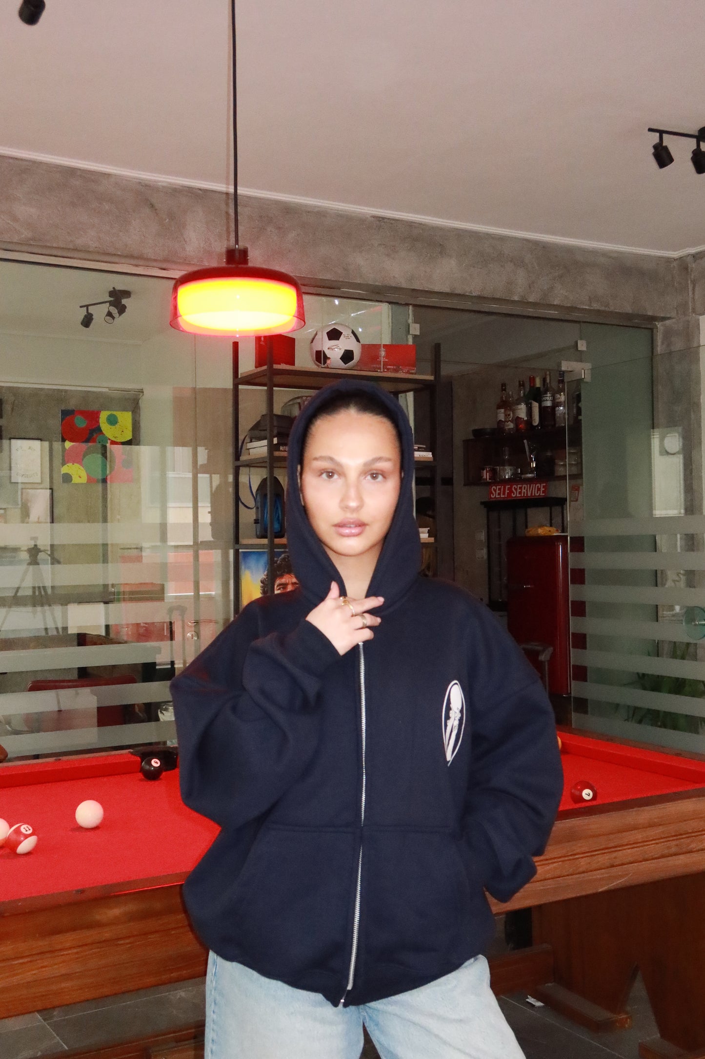 ULTIMATE CLASSIC ZIP HOODIE [NAVY BLUE]