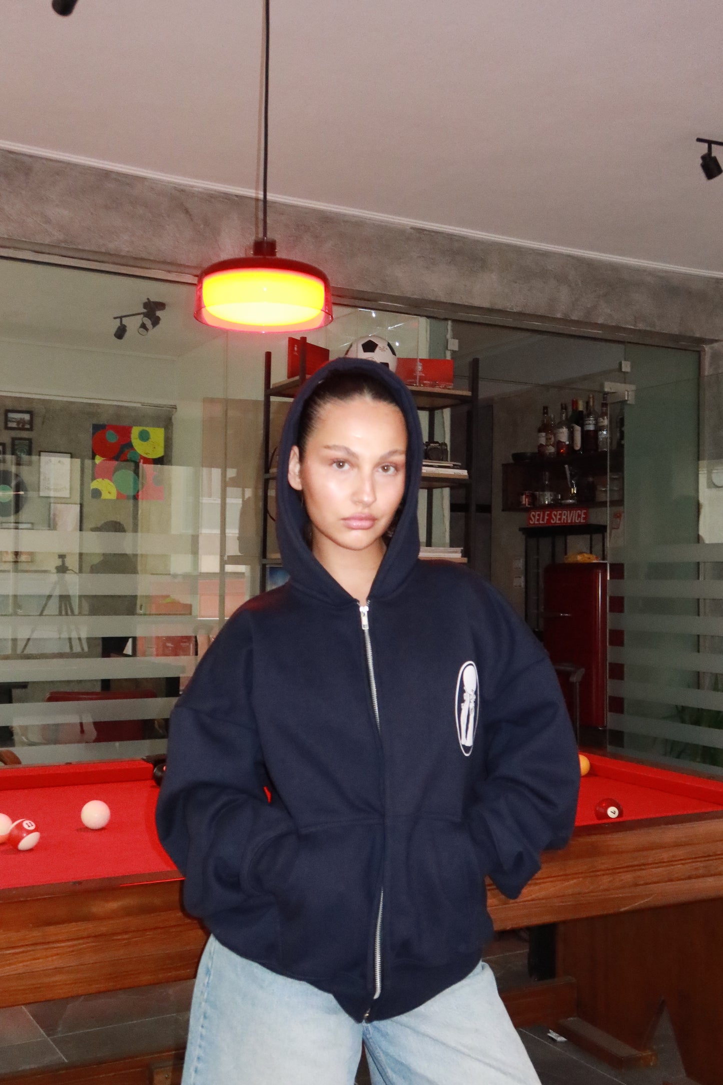 ULTIMATE CLASSIC ZIP HOODIE [NAVY BLUE]