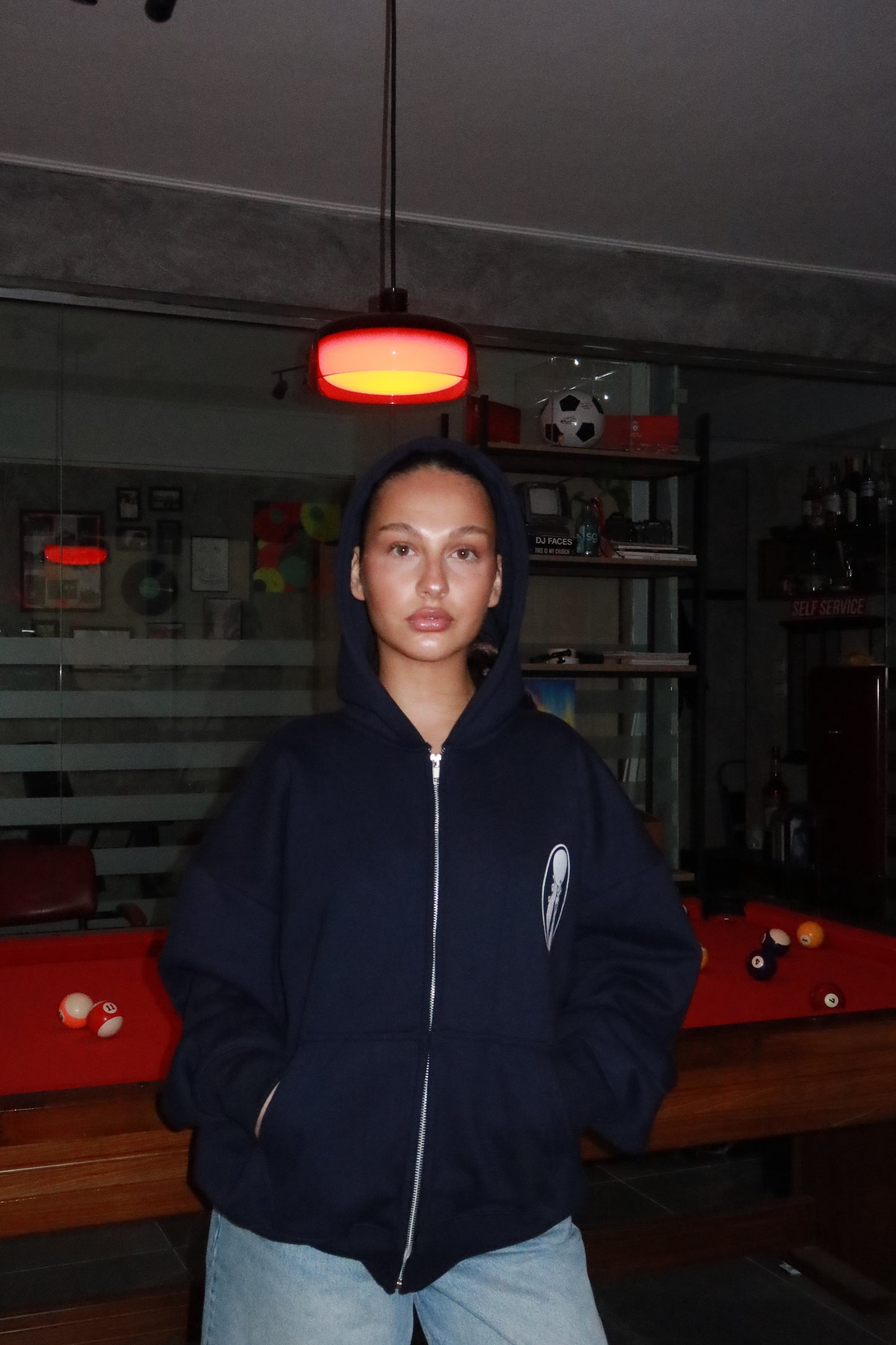 ULTIMATE CLASSIC ZIP HOODIE [NAVY BLUE]