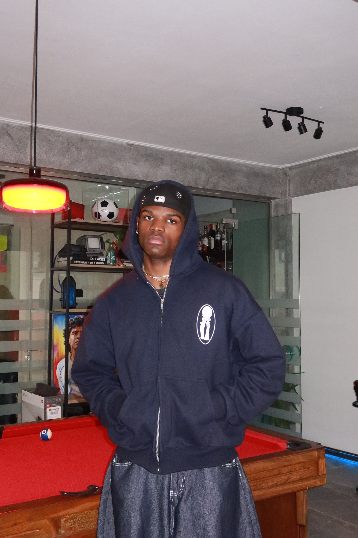 ULTIMATE CLASSIC ZIP HOODIE [NAVY BLUE]