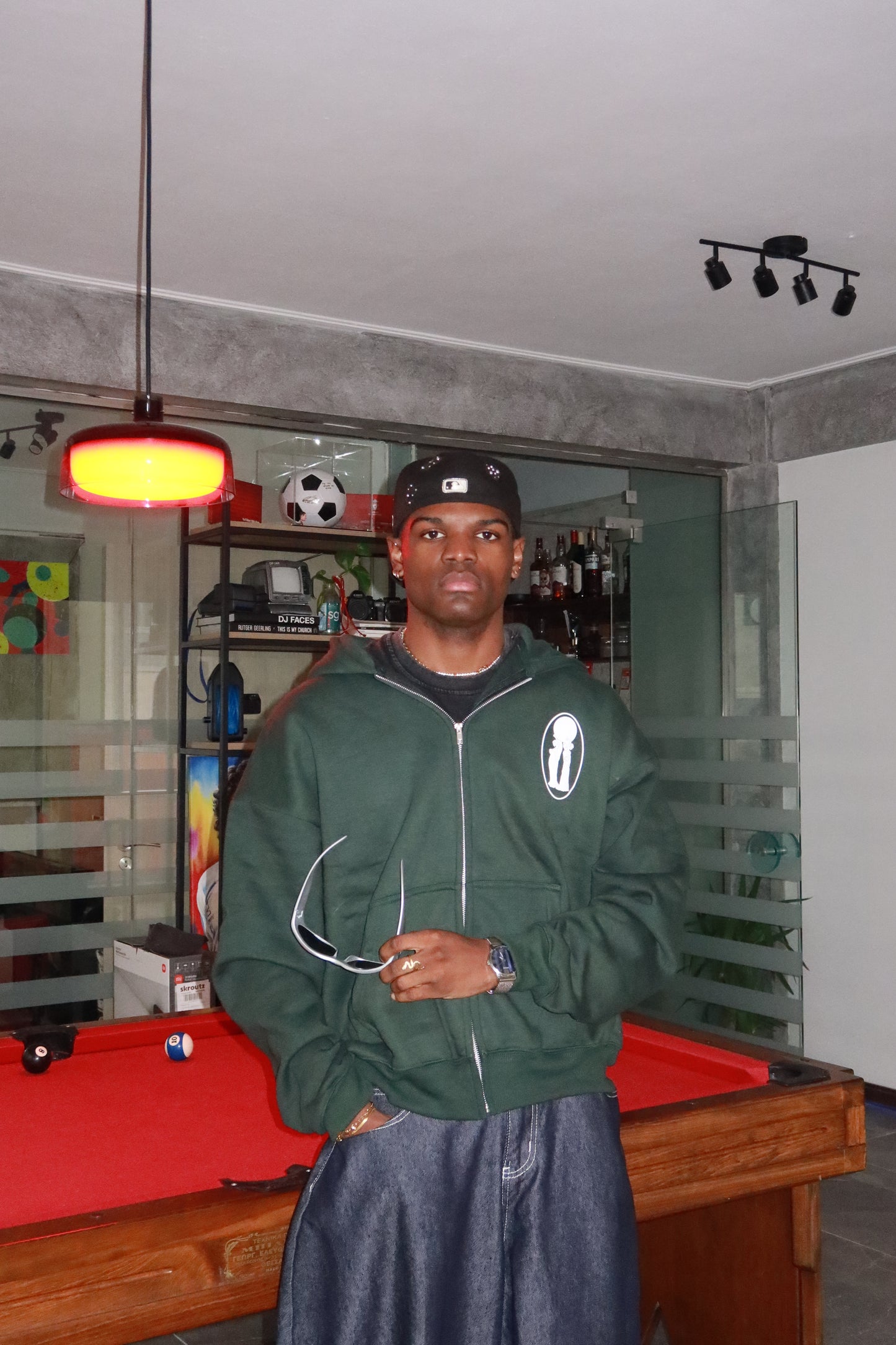 ULTIMATE CLASSIC ZIP HOODIE [DARK GREEN]