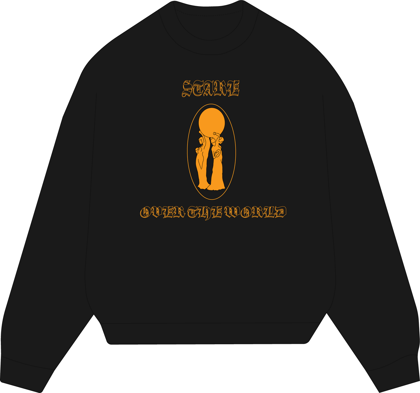 FLAME SWEATSHIRT BLACK