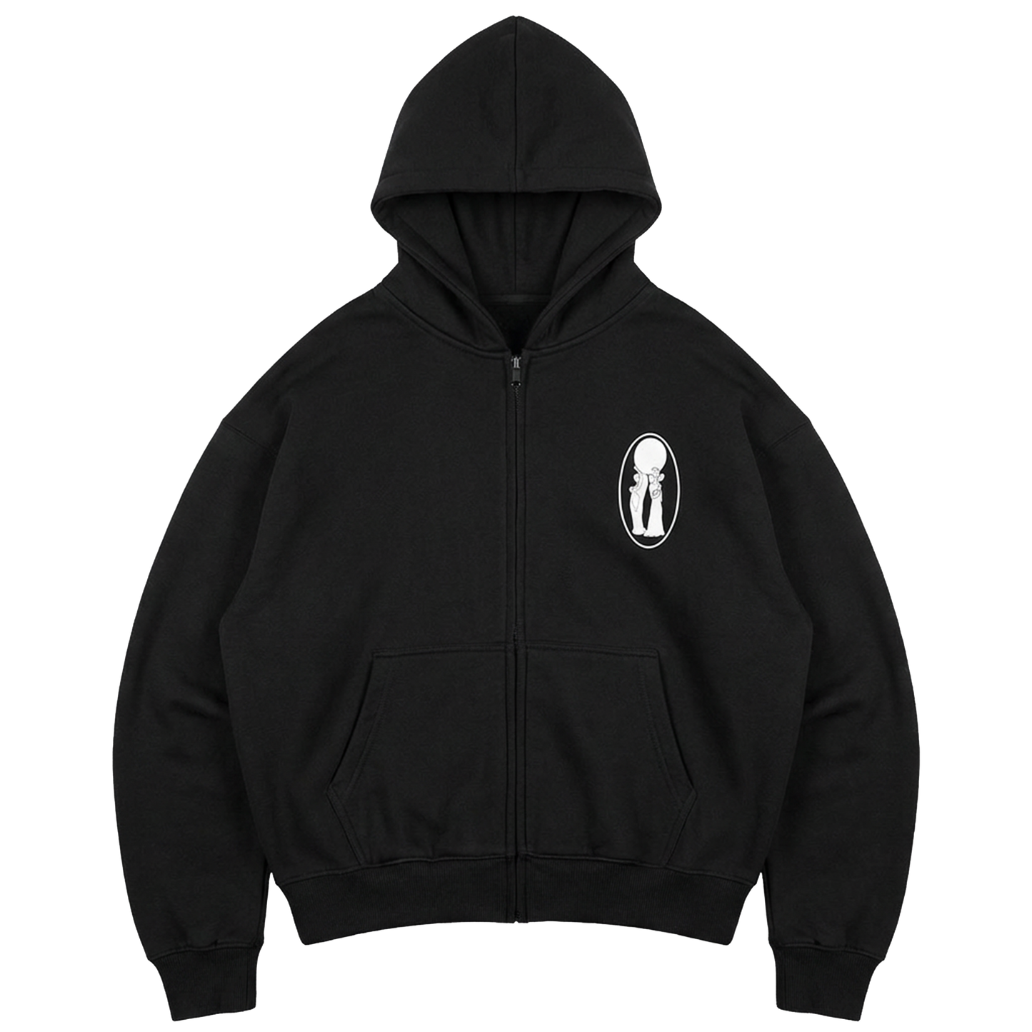 ULTIMATE CLASSIC ZIP HOODIE [BLACK]