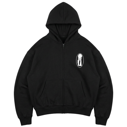 ULTIMATE CLASSIC ZIP HOODIE [BLACK]