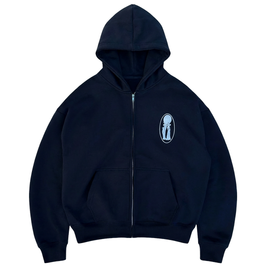 ULTIMATE CLASSIC ZIP HOODIE [NAVY BLUE]
