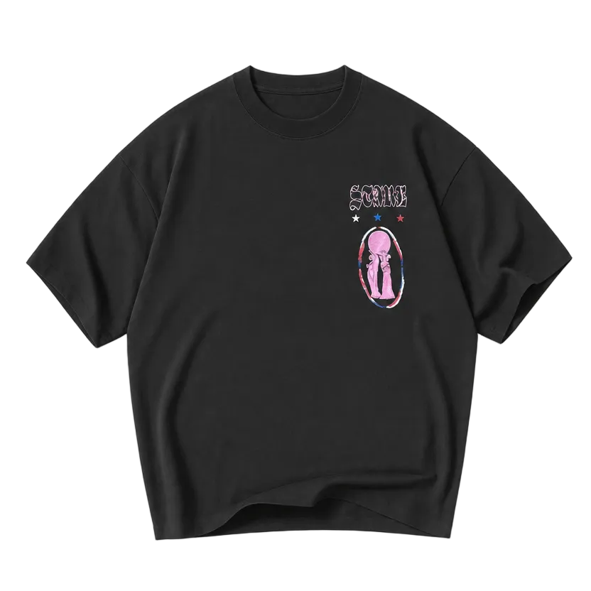 NVX BOXY TEE BLACK