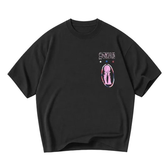 NVX BOXY TEE BLACK