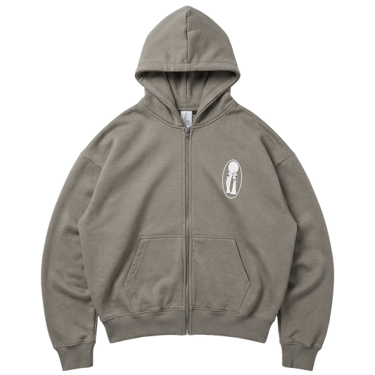ULTIMATE CLASSIC ZIP HOODIE [TAUPE]